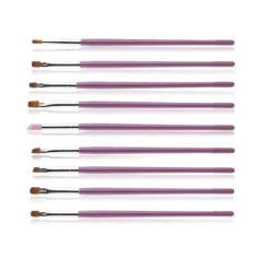 Kit Pinceaux Gel Nail System X9