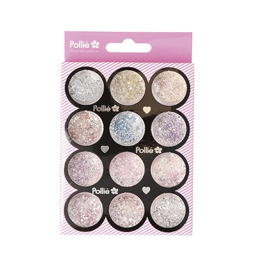 Paillette Strass Nail Art Multi Couleurs X12 - Pollié 1 Paillette Strass Nail Art Multi Couleurs X12 - Pollié