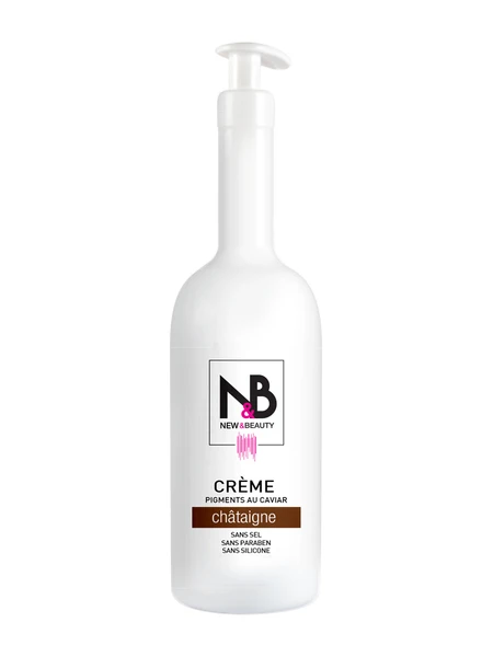 Crème Pigmentante Châtaigne New & Beauty 1000ml 1 Crème Pigmentante Châtaigne New & Beauty 1000ml