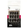 Faux Ongles Idyllic Nails Black Peggy Sage X 24