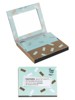 Papiers Matifiants Visage Avec Miroir Peggy Sage