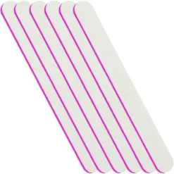 6 Limes Droites Blanches 80/100New & Beauty